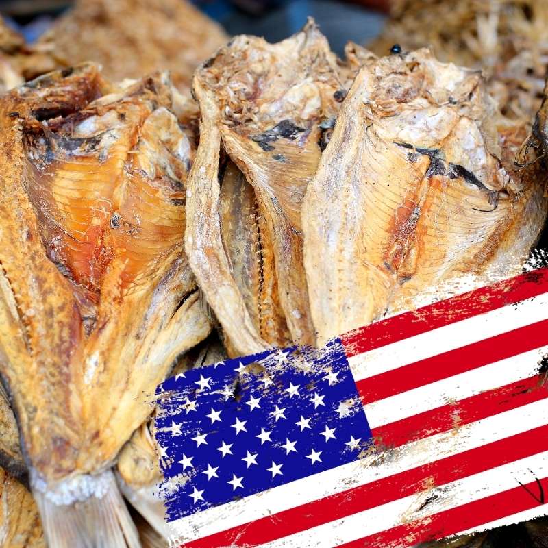 gửi cá khô đi Mỹ có được không