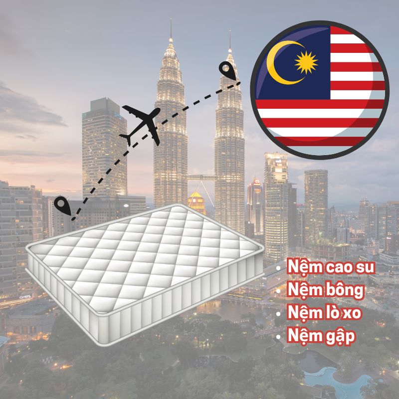 gửi nệm đi malaysia