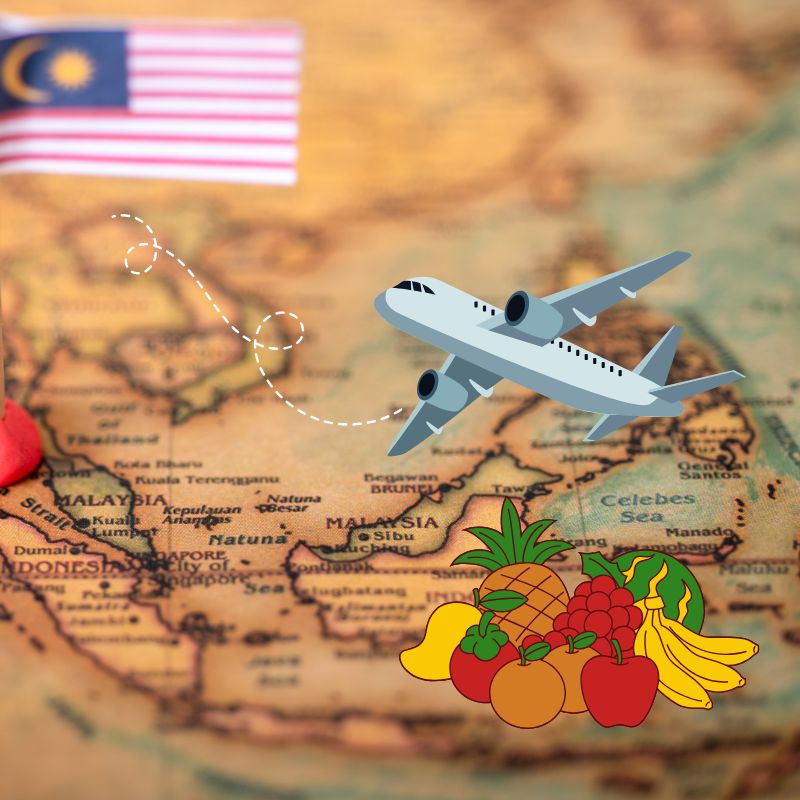 gửi trái cây đi malaysia