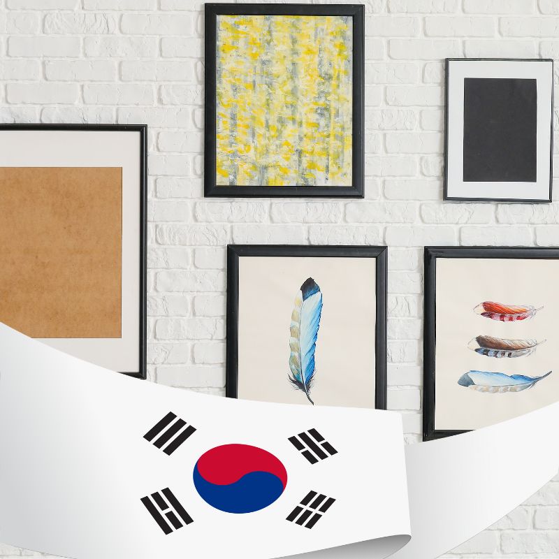 gửi tranh ảnh đi hàn quốc