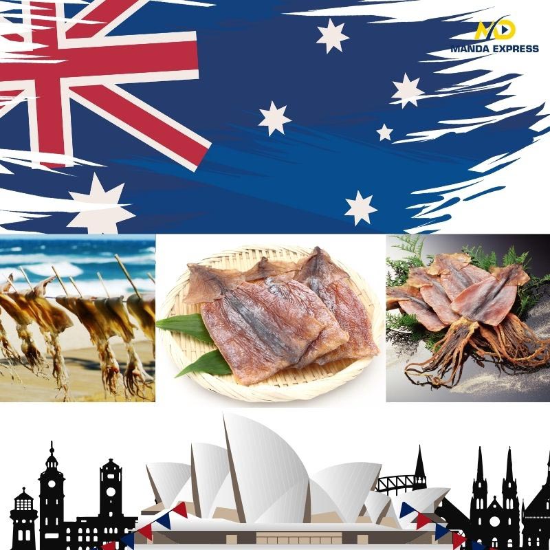 Gửi khô mực đi Úc: Giá cước, quy trình và lưu ý cần biết