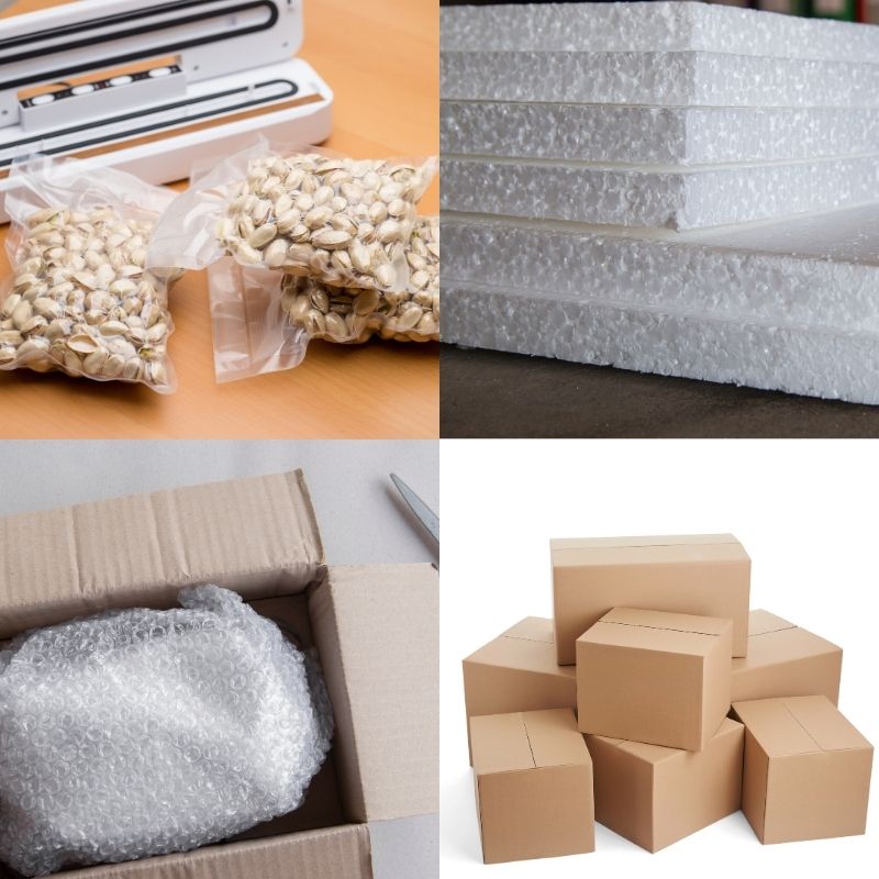 Một số chất liệu thích hợp đóng gói thực phẩm khô