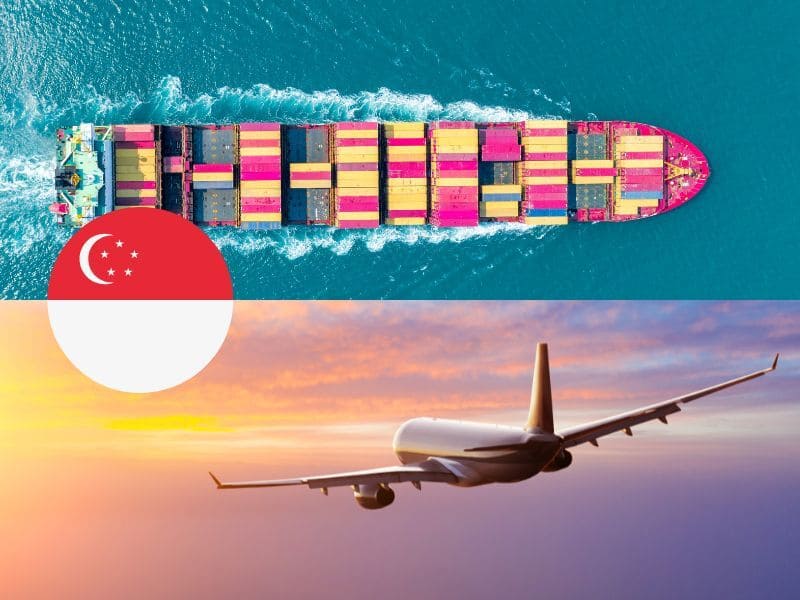 Vận chuyển bằng đường hàng không và đường biển