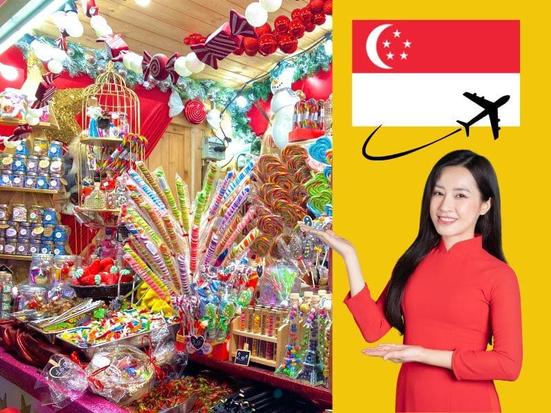 gửi bánh kẹo đi singapore