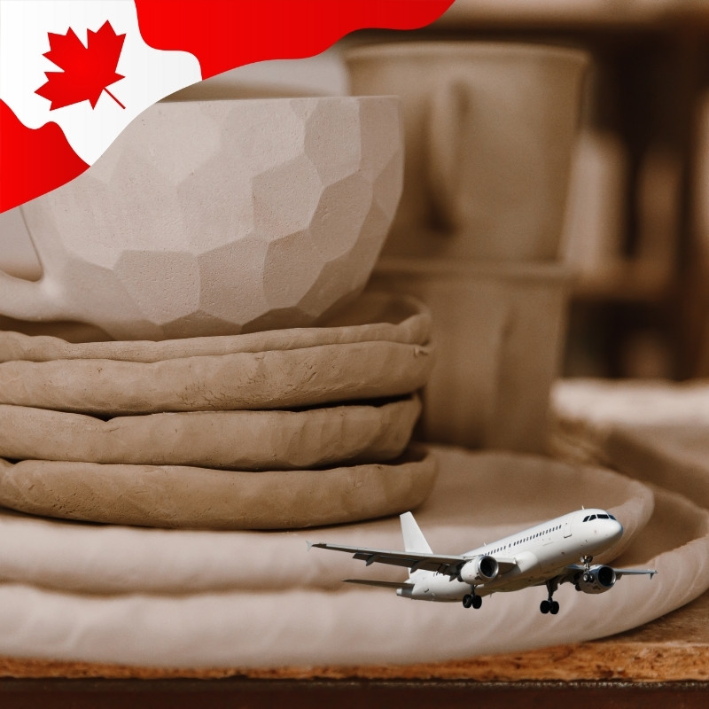 gửi gốm sứ đi canada
