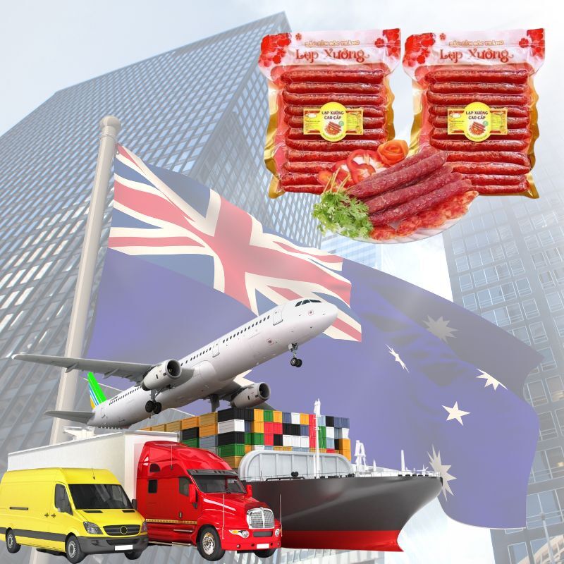 gửi lạp xưởng đi úc