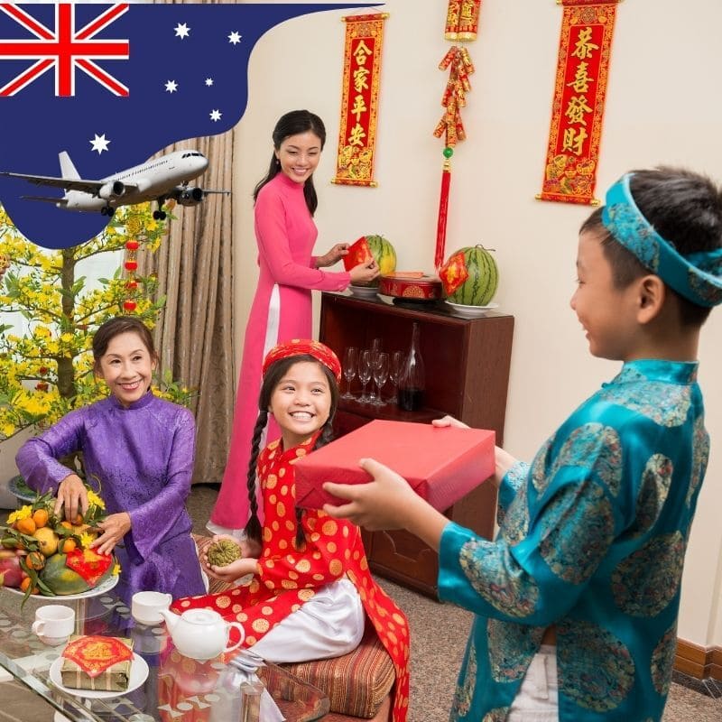 gửi quà tết đi úc