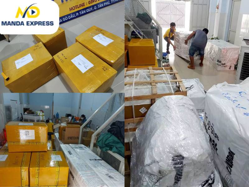 Hàng hóa gửi đi Đài Loan tại Manda Express
