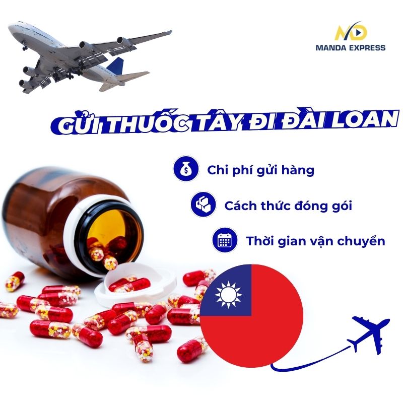 gửi thuốc tây sang đài loan