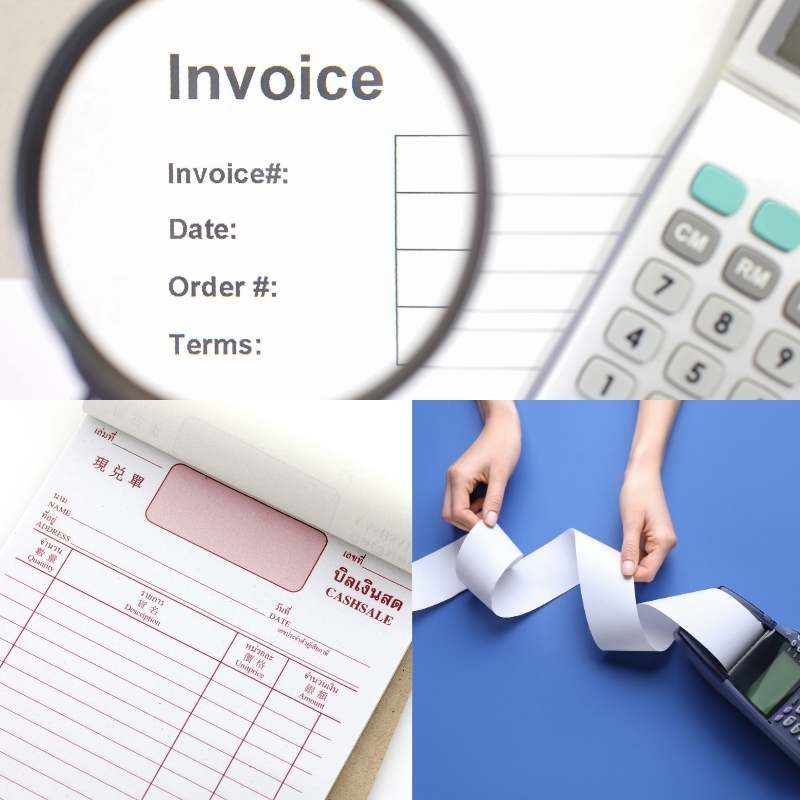 Cách phân biệt Invoice - Bill - Receipt