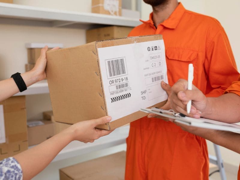 Shipper nhận hàng hóa