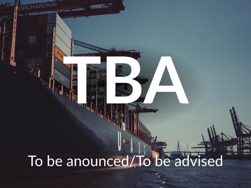 Thuật ngữ ngành TBA trong xuất nhập khẩu