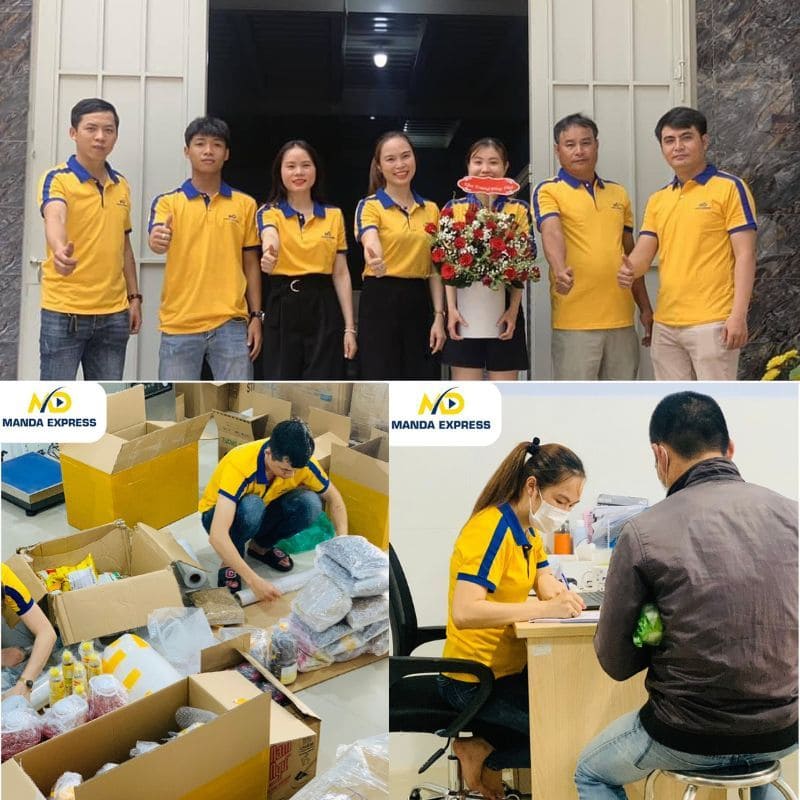 Đội ngũ nhân viên Manda Express
