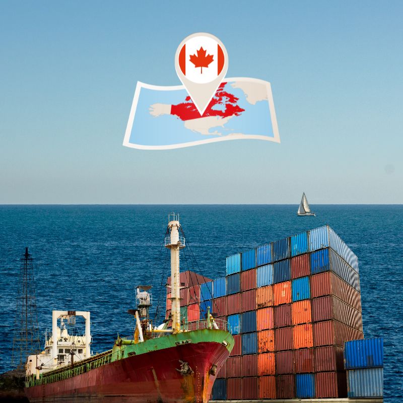 Vận chuyển hàng hóa đi canada bằng đường biển