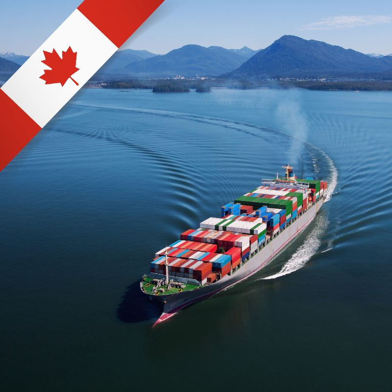 gửi hàng đi canada bằng đường biển