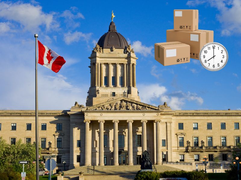 Thời gian gửi hàng đi Canada