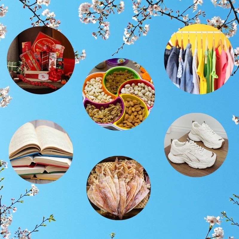 Các mặt hàng được phép gửi đi Nhật Bản