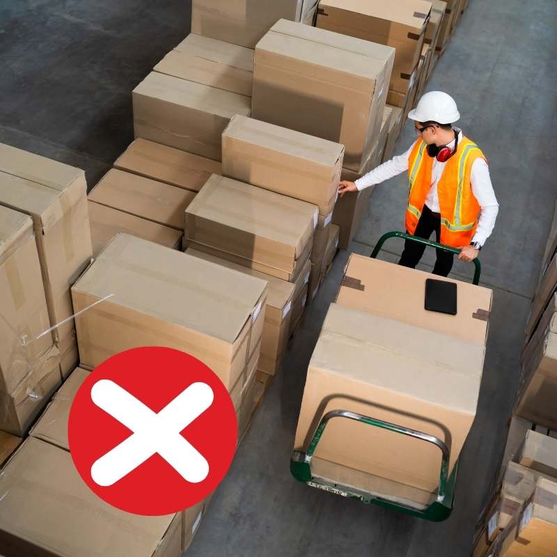 Các thùng hàng hóa vận chuyển đi Pháp