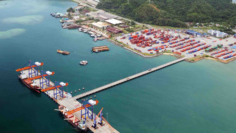 Cảng Kota Kinabalu tại Tây Bắc Sabah
