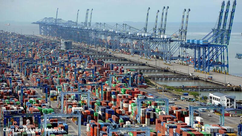 Cảng Port Klang của Malaysia