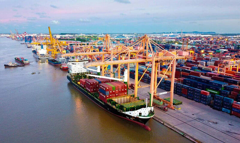 Cảng Keppel Wharves tại phía nam Singapore