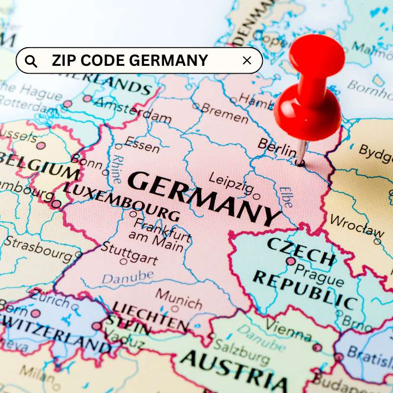mã zip code đức