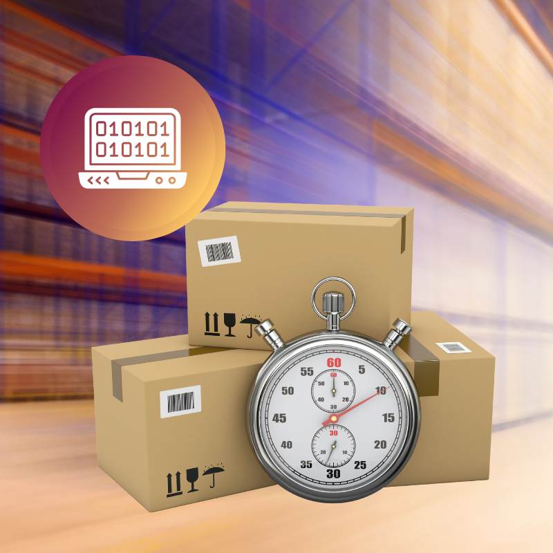 Các thùng hàng hoá gửi đi Trung Quốc