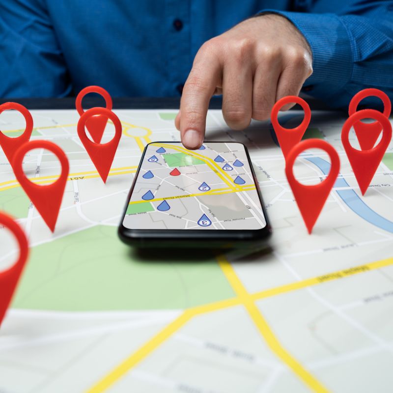 Sử dụng Google Maps để xác định postcode