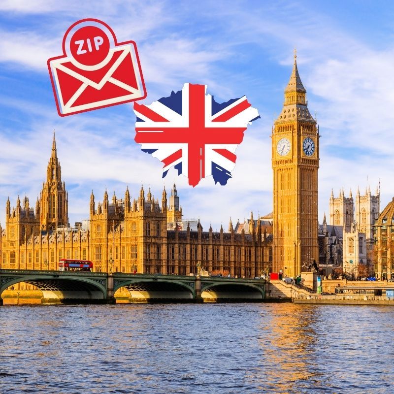 mã zip code vương quốc anh