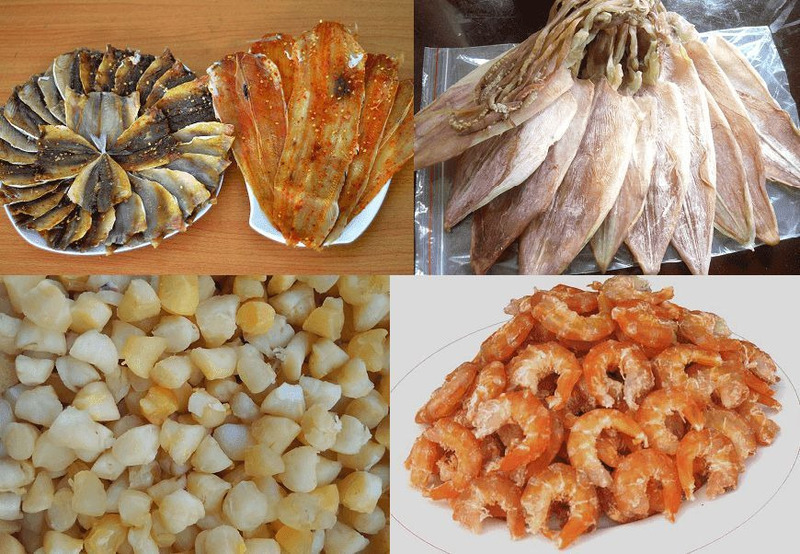 Hải sản khô đậm vị quê nhà Việt Nam