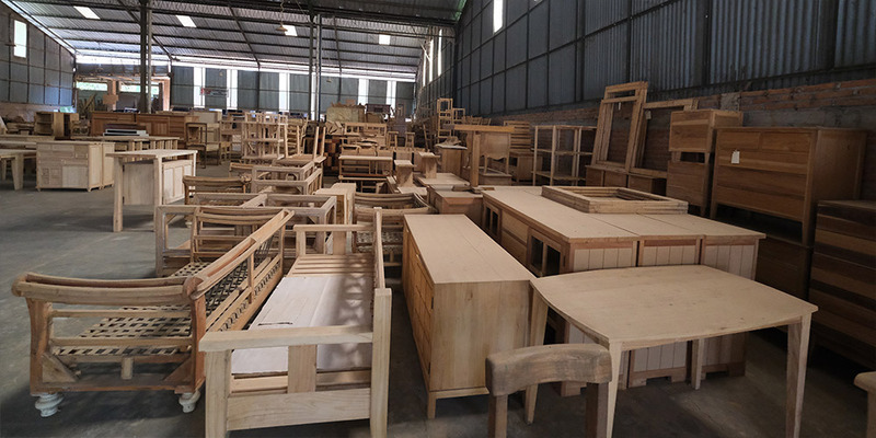 Nội thất bằng gỗ xuất khẩu đi nước ngoài