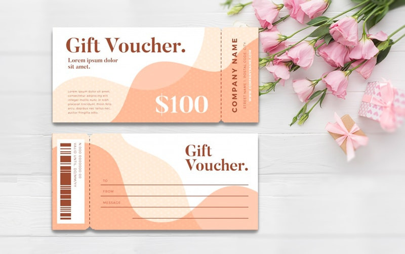 Voucher thiết kế dịp Noel